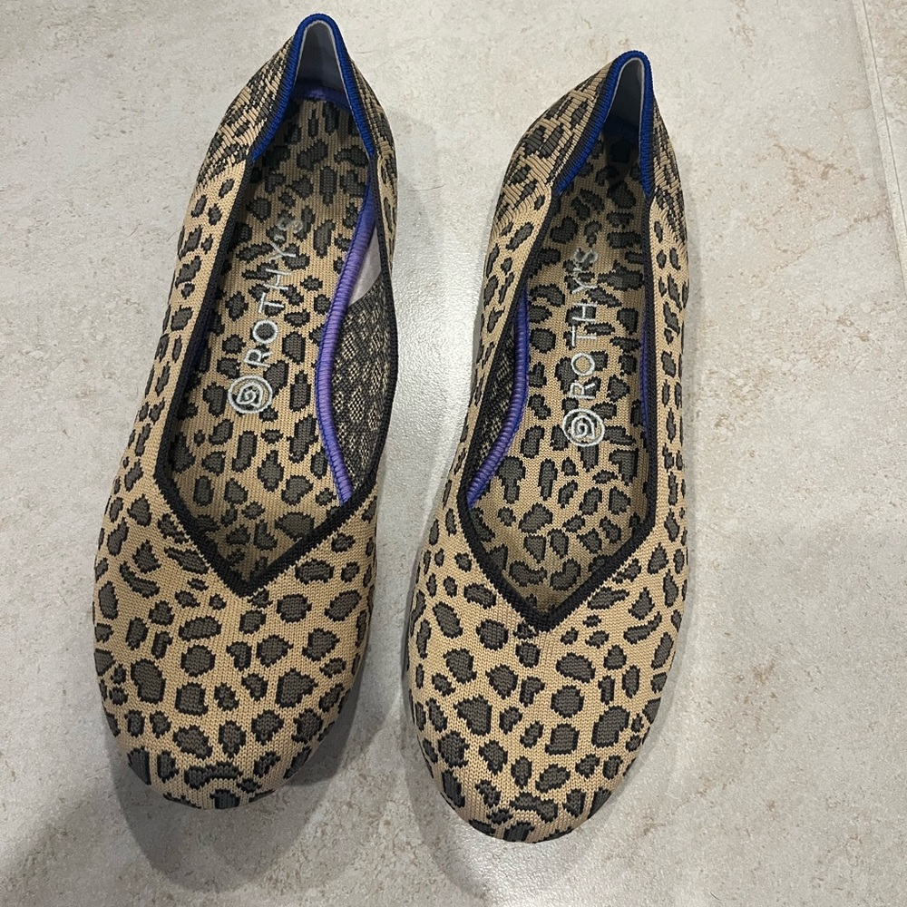 Rothy Tan and Black Flats Timeless Style